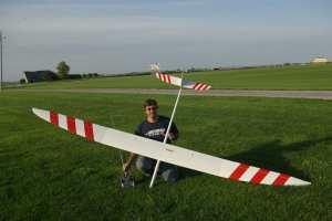 Mike Fox and His Competition Sailplane